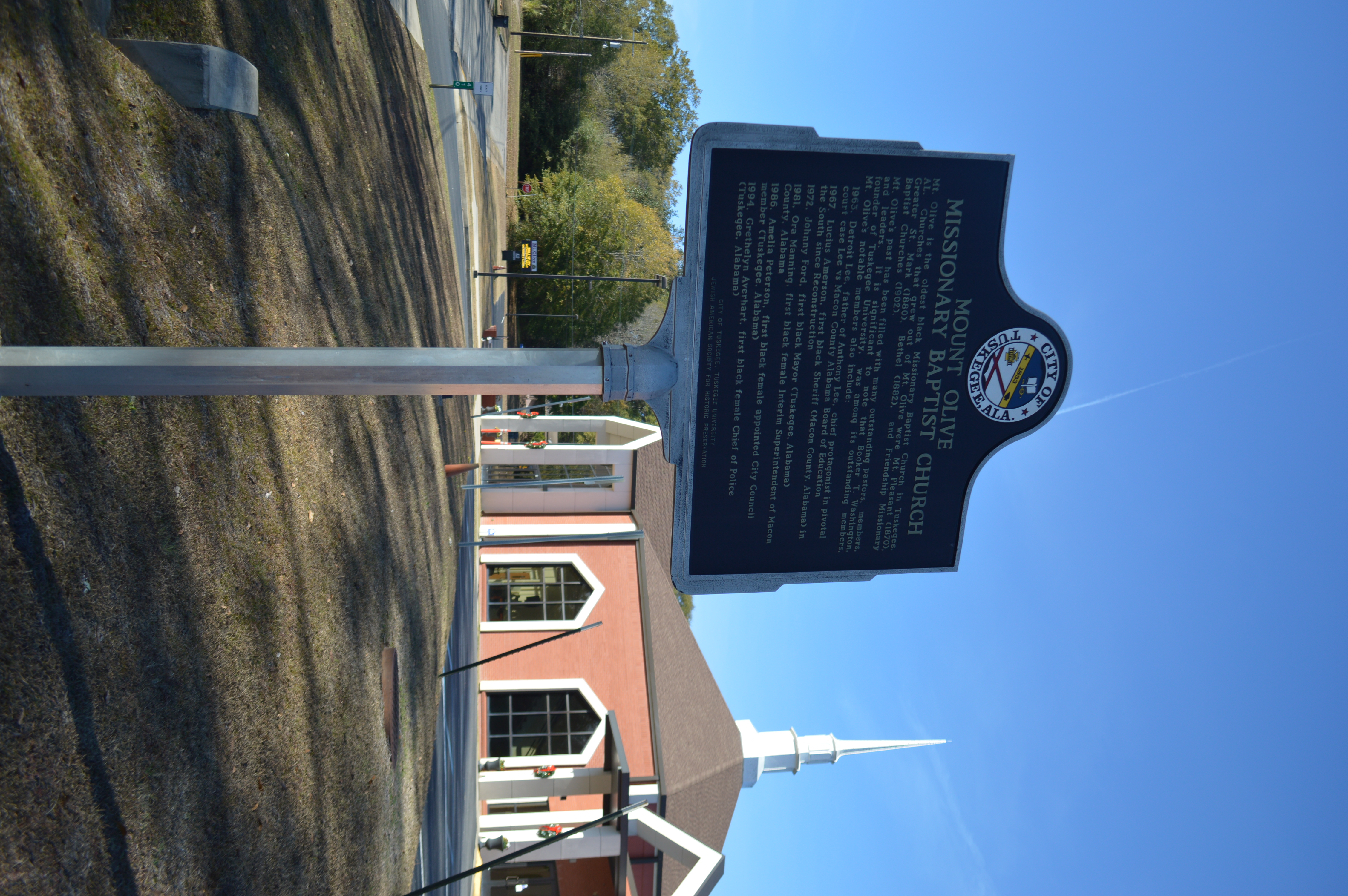 Mt. Olive Missionary Baptist Church in Tuskegee, Alabama (Liz Ryan)