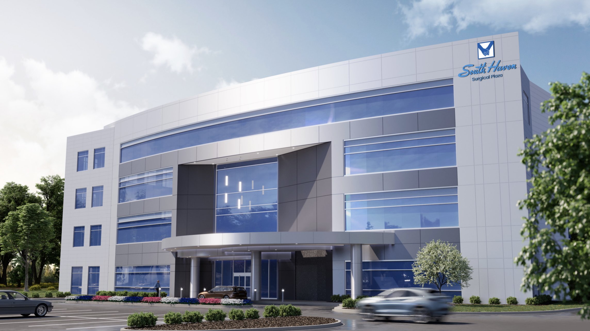 A rendering of South Haven Surgical Center in Hoover.